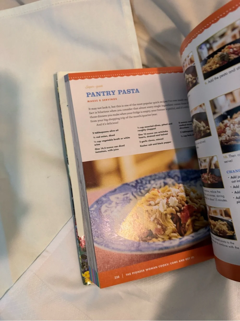The Pioneer Woman cookbook by